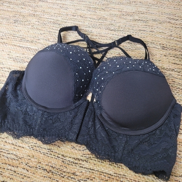 LA Senza Corset Style Front Closure Strapy Bra - Picture 8 of 8